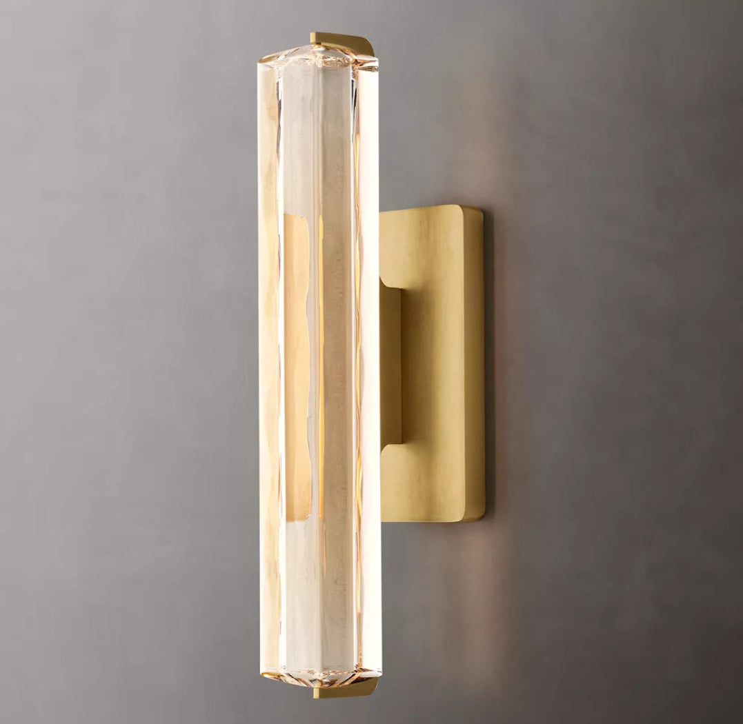 Audubon Modern Crystal Single Sconce 15/19/25"
