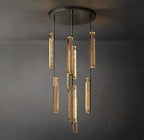 Audubon Modern Crystal Round Chandelier 24"