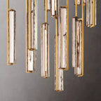 Audubon Modern Crystal Round Chandelier 56"