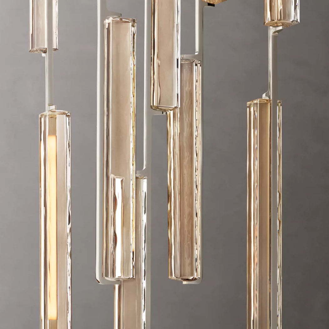 Audubon Modern Crystal Round Chandelier 40"