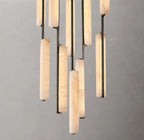 Audubon Modern Alabaster Round Chandelier 24"