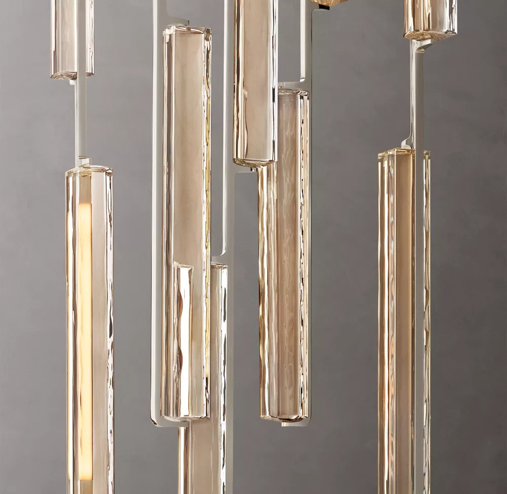 Audubon Modern Crystal Round Chandelier 24"