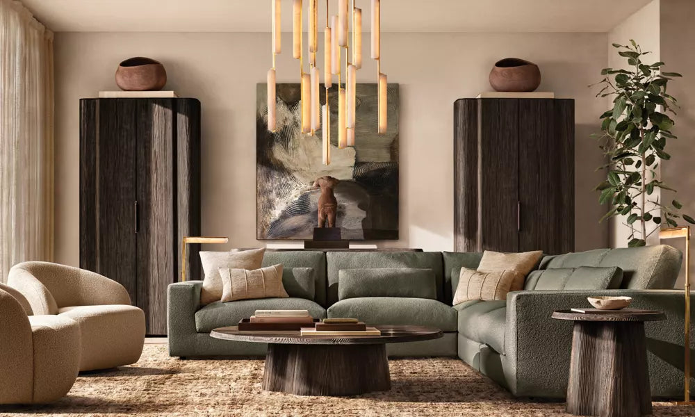 Audubon Modern Alabaster Round Chandelier 56"