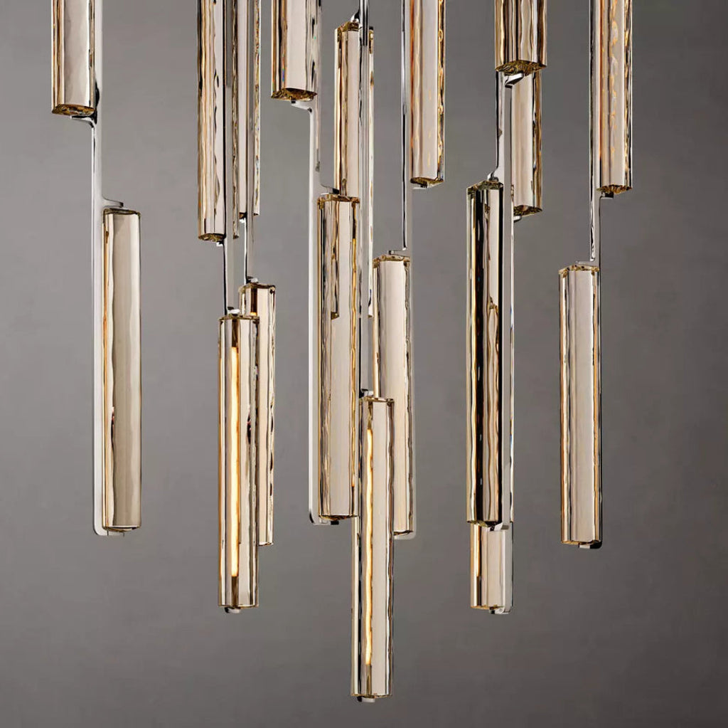 Audubon Modern Crystal Round Chandelier 40"