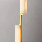 Audubon Modern Alabaster Linear Chandelier W54"