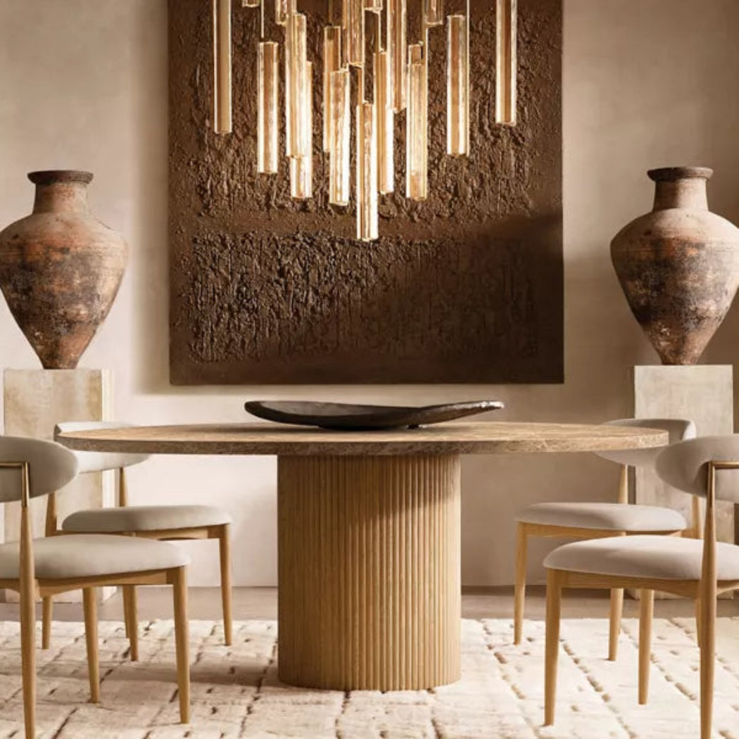 Audubon Modern Crystal Round Chandelier 40"