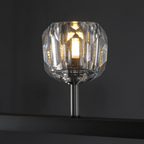 Boule De Cristal Smoke Crystal Linear Chandelier 48"