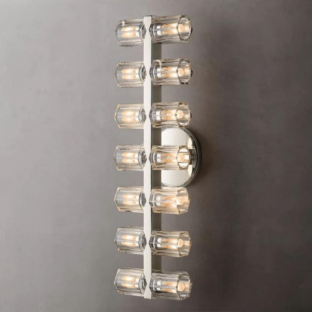 Arcachon 14-Light K9 Crystal Wall Sconce