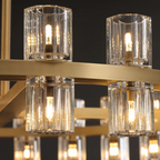 Arcachon Round Crystal Chandelier 36"