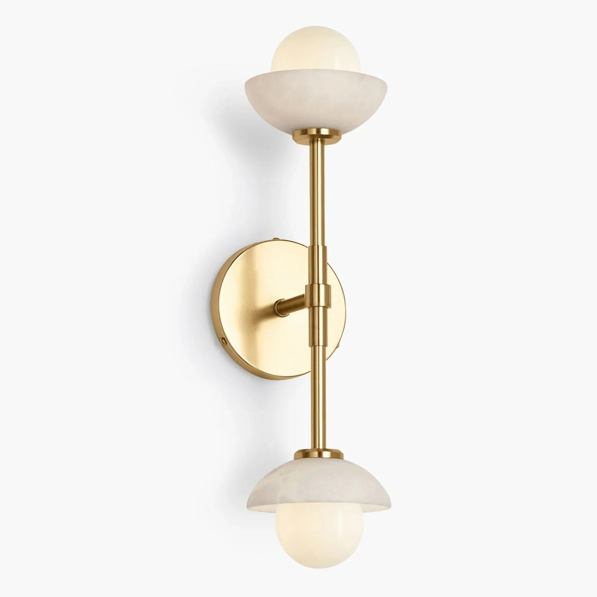 Alabaster Modern Shade Greenwich Linear Wall Sconce