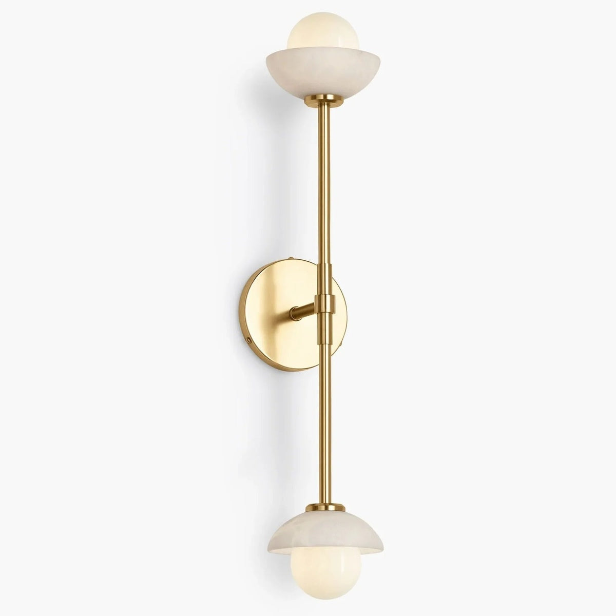 Alabaster Modern Shade Greenwich Linear Wall Sconce
