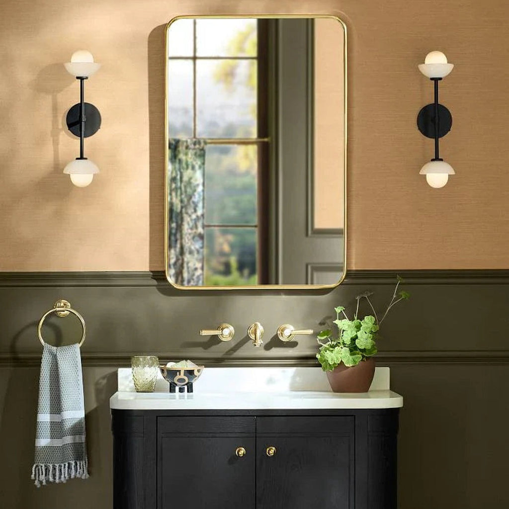 Alabaster Modern Shade Greenwich Linear Wall Sconce