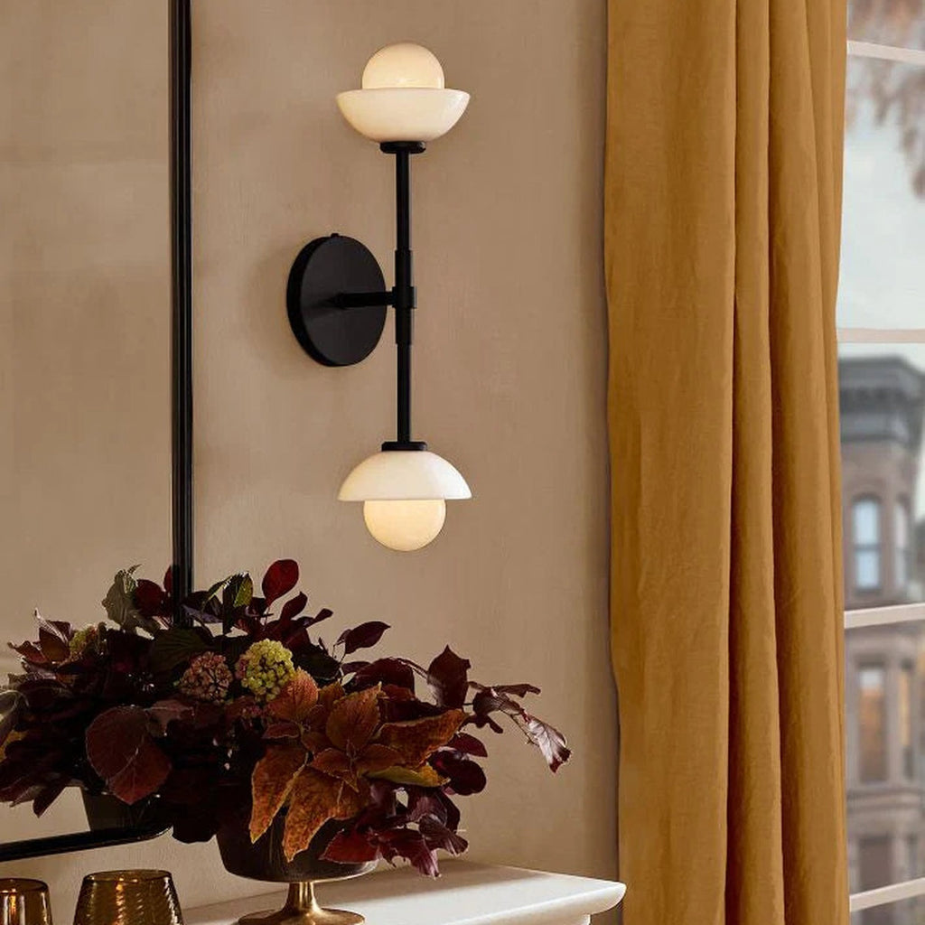 Alabaster Modern Shade Greenwich Linear Wall Sconce