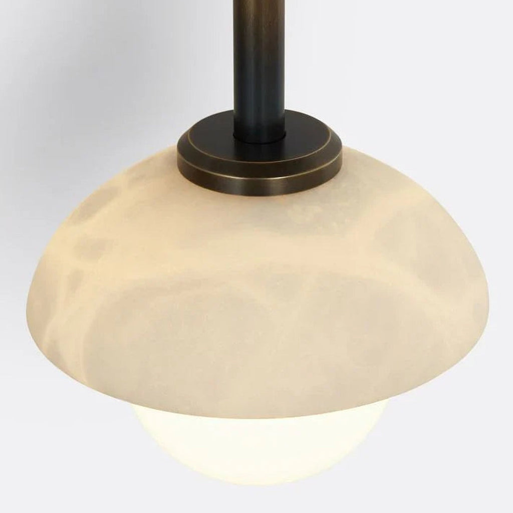 Alabaster Modern Shade Greenwich Linear Wall Sconce