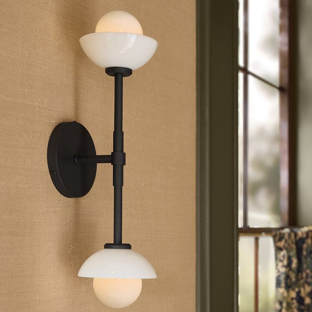 Alabaster Modern Shade Greenwich Linear Wall Sconce