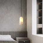 Nicoletta — Alabaster and Gold Pendant Light