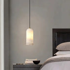 Nicoletta — Alabaster and Gold Pendant Light