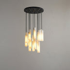 Ombretta — Alabaster Staircase Chandelier