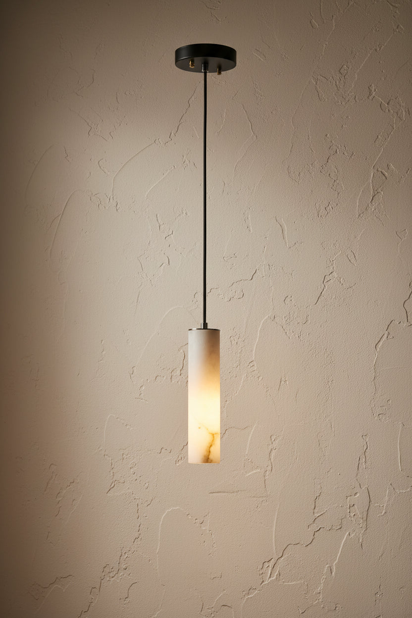 Ombretta — Alabaster Staircase Chandelier