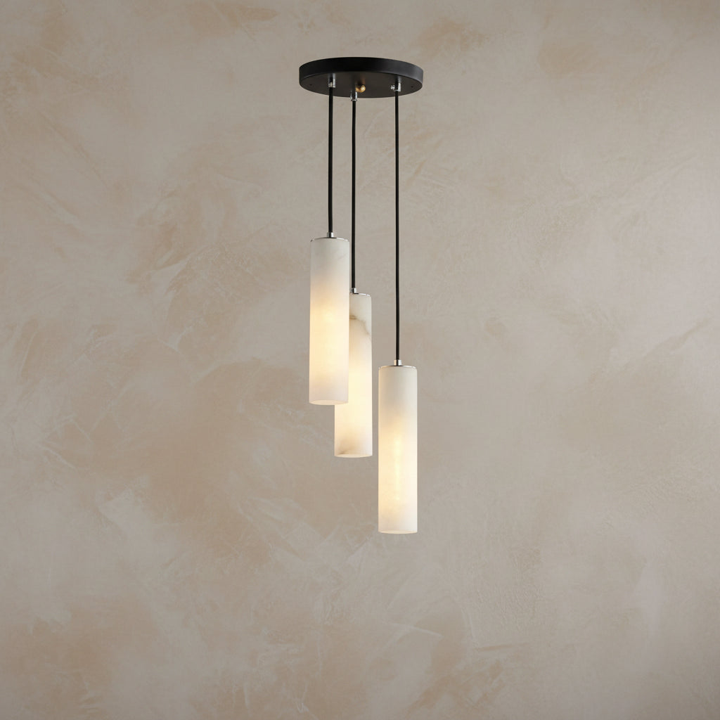 Ombretta — Alabaster Staircase Chandelier