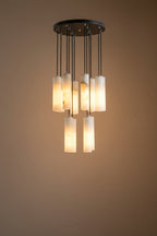 Ombretta — Alabaster Staircase Chandelier