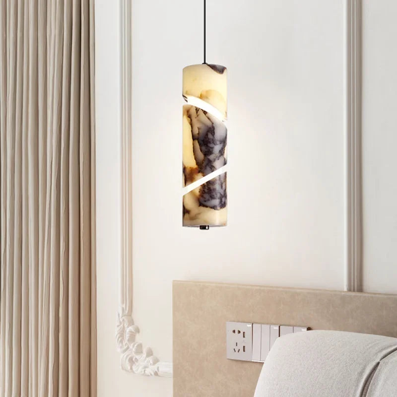 Palmira — Marble and Iron Pendant Light