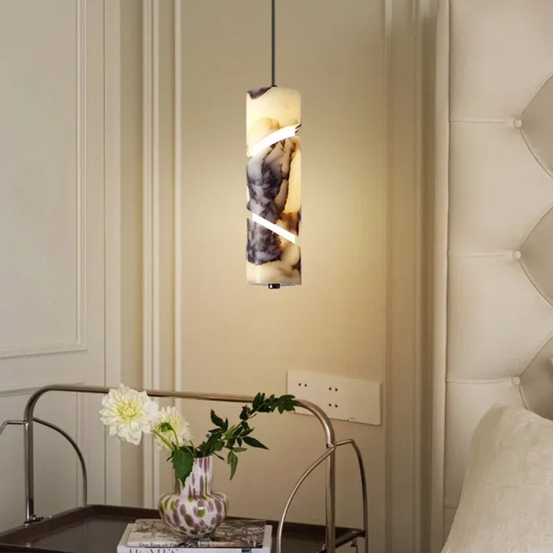 Palmira — Marble and Iron Pendant Light