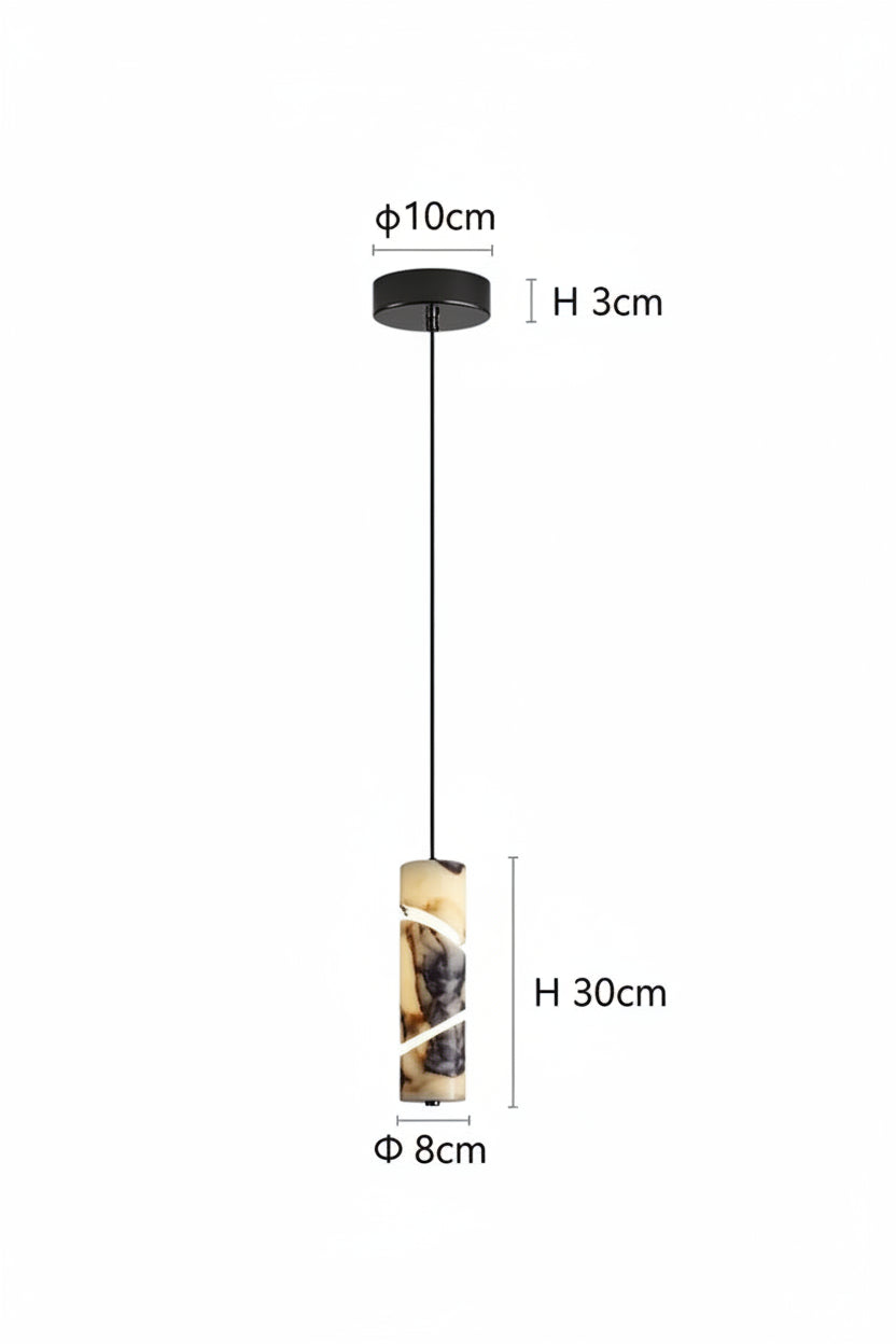 Palmira — Marble and Iron Pendant Light