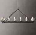 Filament Rectangular Candelabra Chandelier