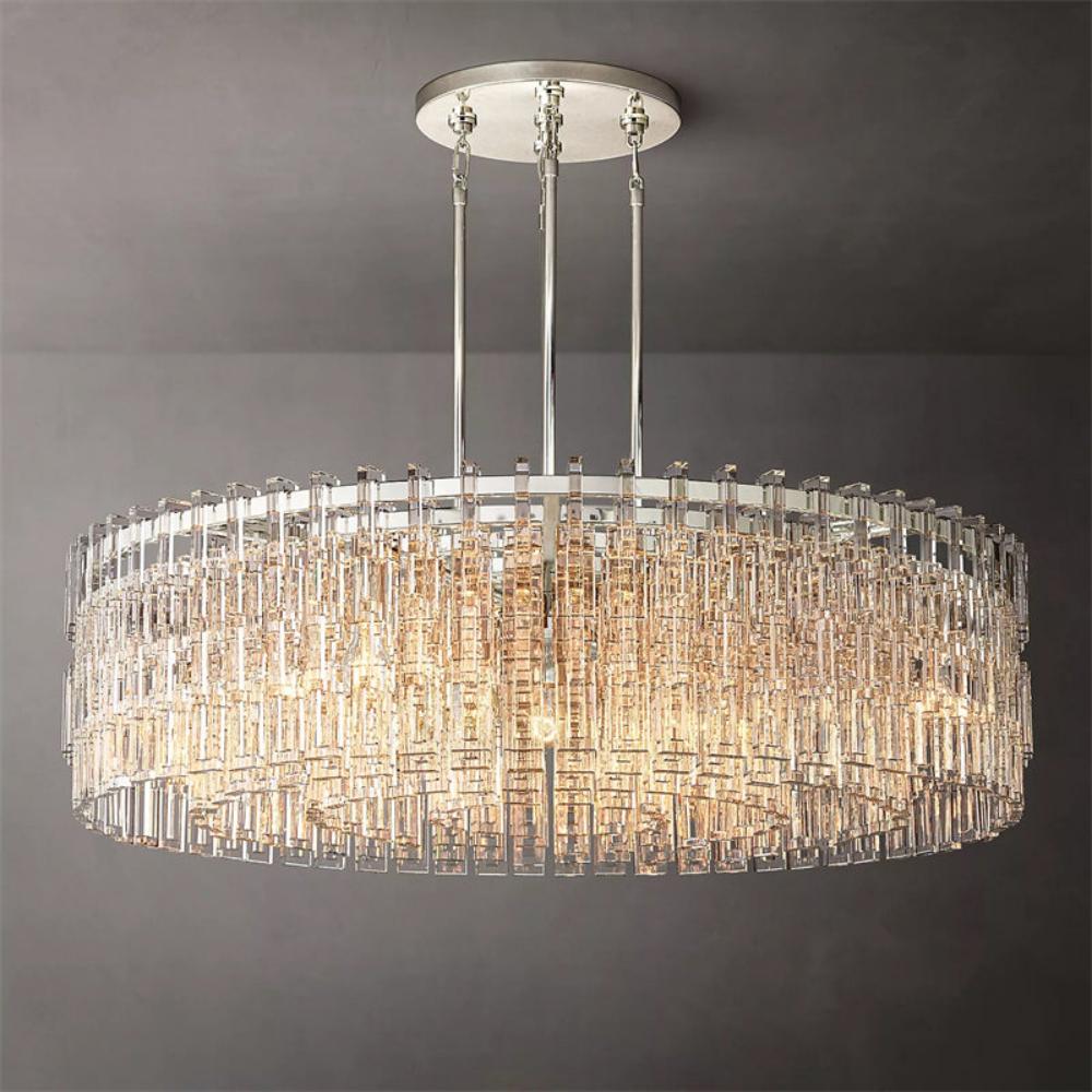 Marignan K9 Crystal Round Chandelier 48"