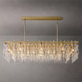 Marignan K9 Crystal Rectangular Chandelier 60"
