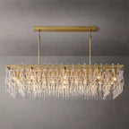 Marignan K9 Crystal Rectangular Chandelier 60"