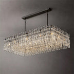 Marignan K9 Crystal Rectangular Chandelier 60"