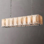 Harlow Calcite Rectangular Chandelier 55"