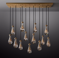 Rain Linear Modern Chandelier Light 54"
