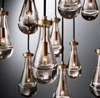 Rain Round Modern Chandelier Light 18"/36"/47"/60"