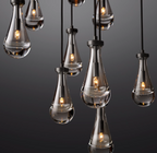 Rain Round Modern Chandelier Light 18"/36"/47"/60"