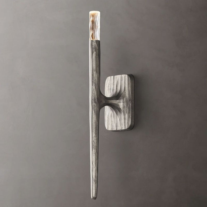 Thaddeus Forged Brass Grand Wall Sconce 20"/36"