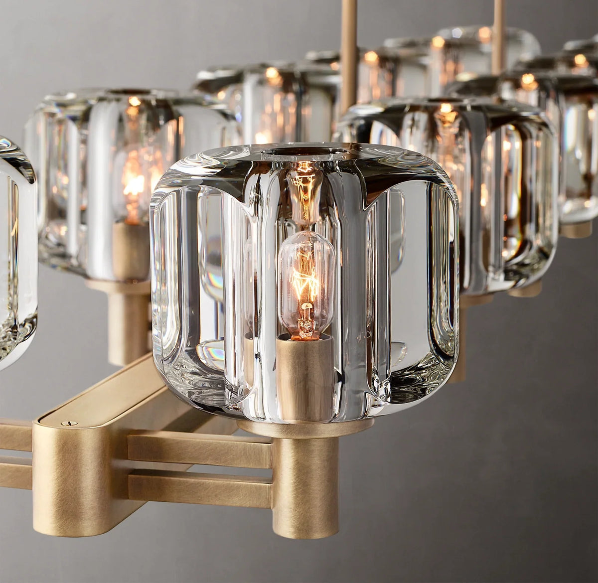 Demaret Double Linear Chandelier 54" / 72"