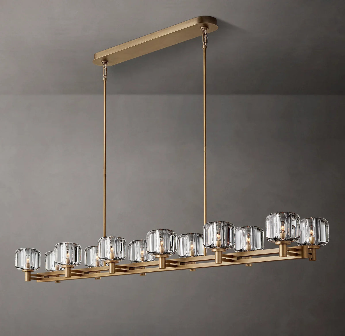 Demaret Double Linear Chandelier 54" / 72"