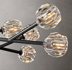 Boule De Cristal Clear Crystal Rod Pendant