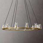 Pauillac Round Glass Chandelier 48"