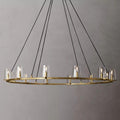 Pauillac Round Glass Chandelier 60"