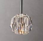 Boule De Cristal Clear Crystal Rod Pendant