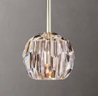 Boule De Cristal Clear Crystal Rod Pendant