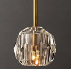 Boule De Cristal Clear Crystal Rod Pendant