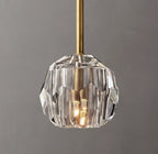 Boule De Cristal Clear Crystal Rod Pendant