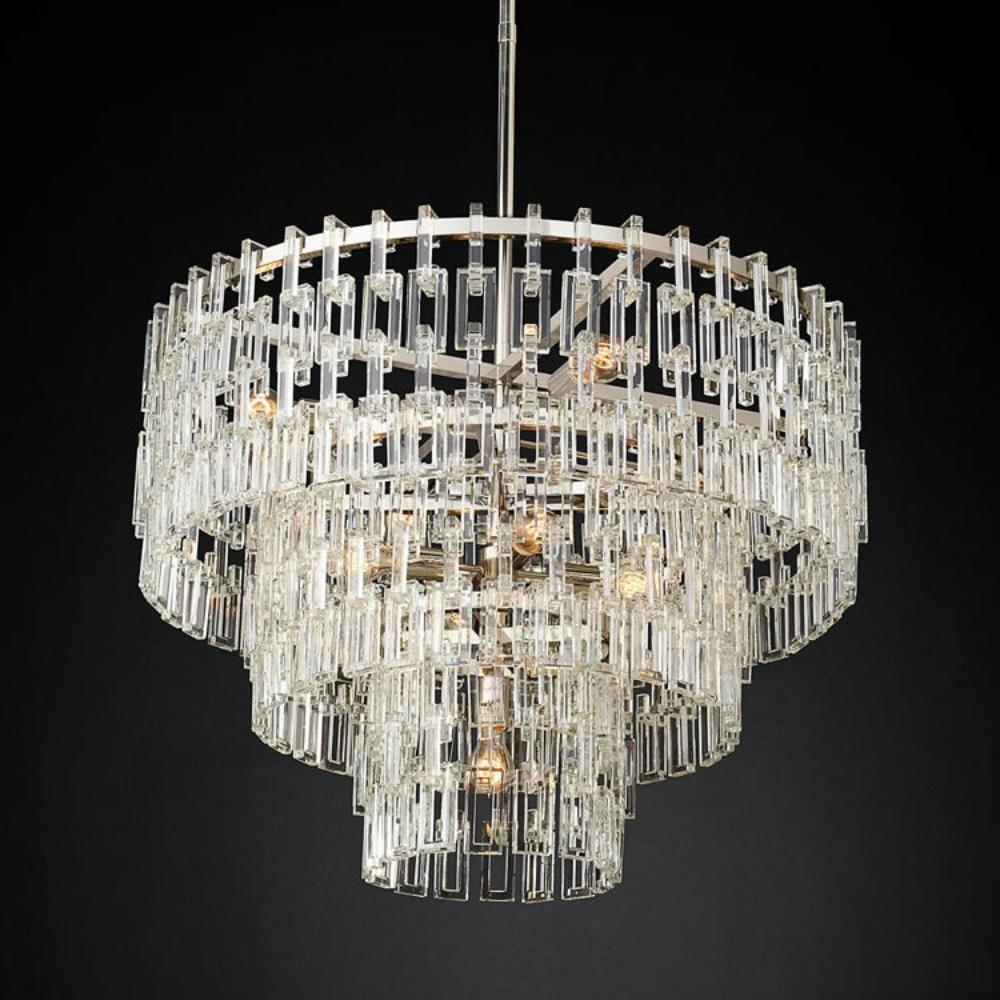 Marignans Tiered Round K9 Crystal Chandelier