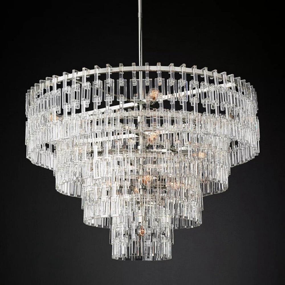 Marignans Tiered Round K9 Crystal Chandelier