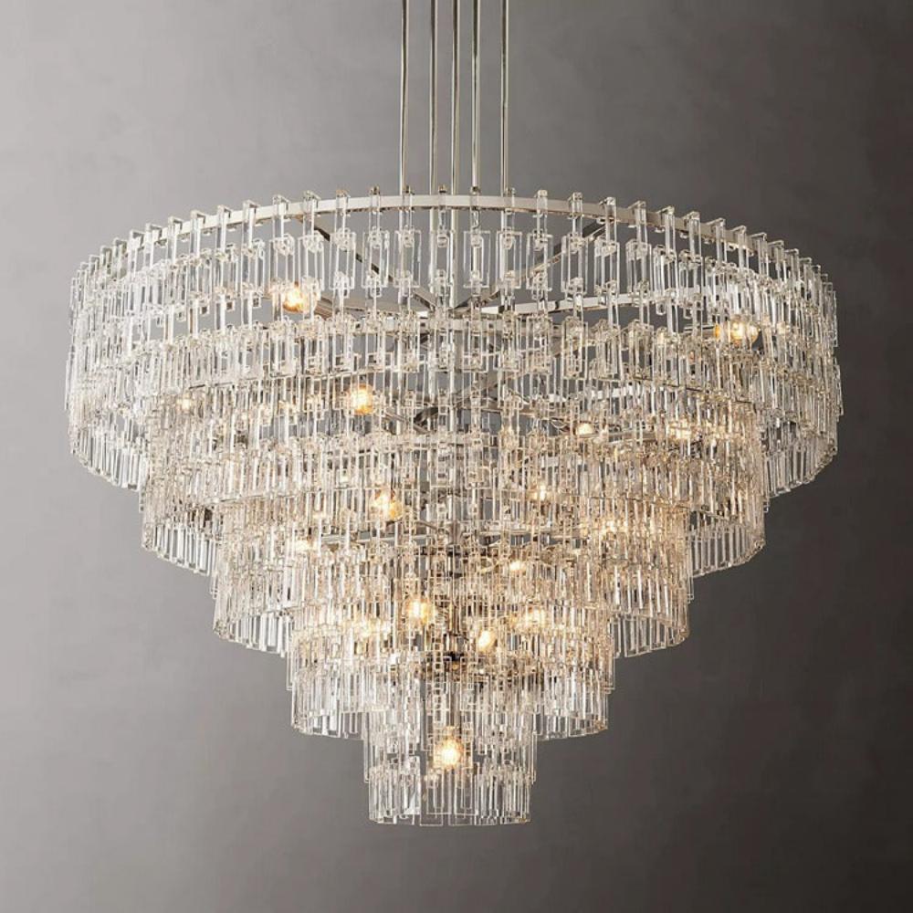 Marignans Tiered Round K9 Crystal Chandelier